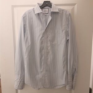 Charles Tyrwhitt Light Blue Striped Dress Shirt